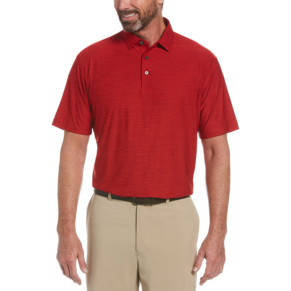 Perry Ellis Men's Goji Berry Space Dye Polo