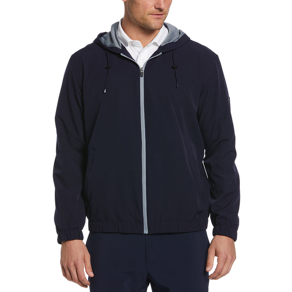 Perry Ellis Men's Peacoat Navy Full Zip Jacket