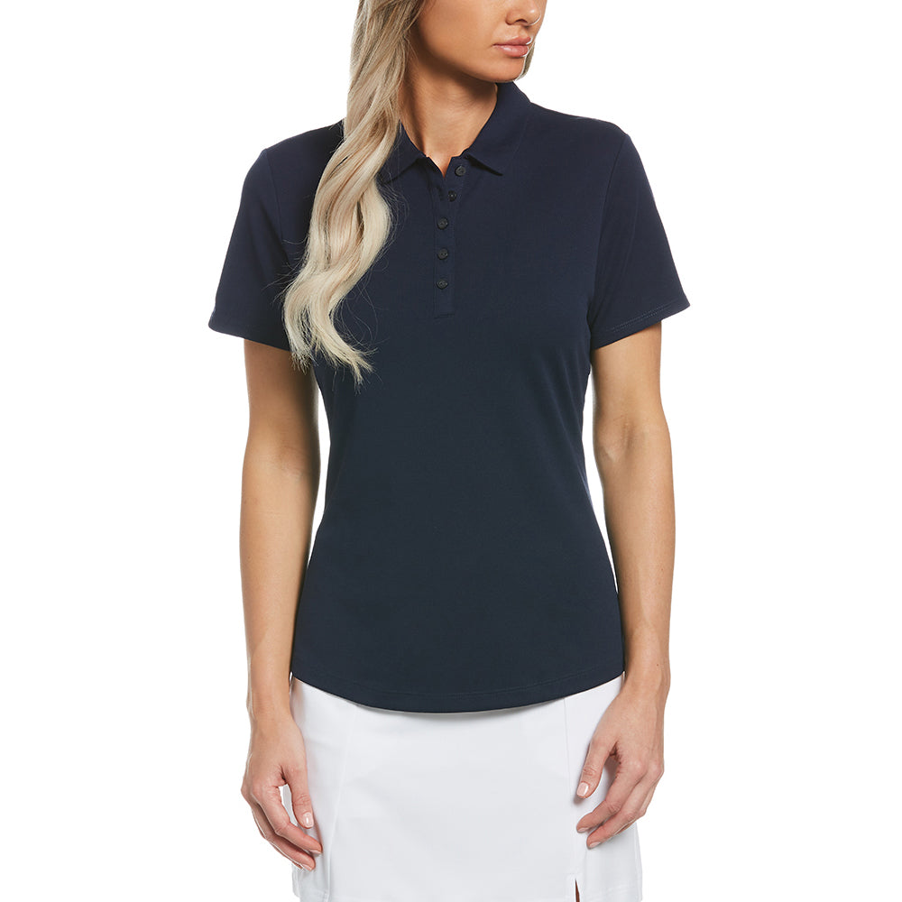 Perry Ellis Women's Peacoat Navy Classic Polo