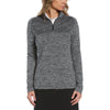 Perry Ellis Women's Grey Heather 1/4 Zip Pullover