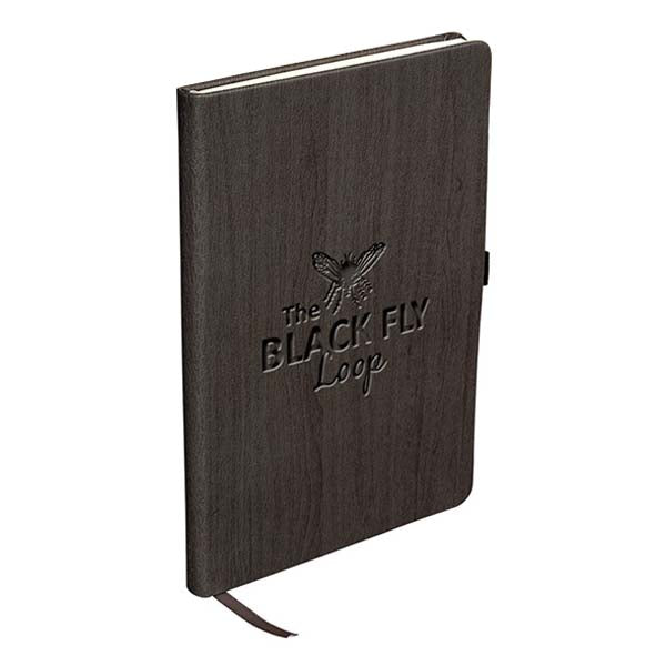 Primeline Grey Woodgrain Journal