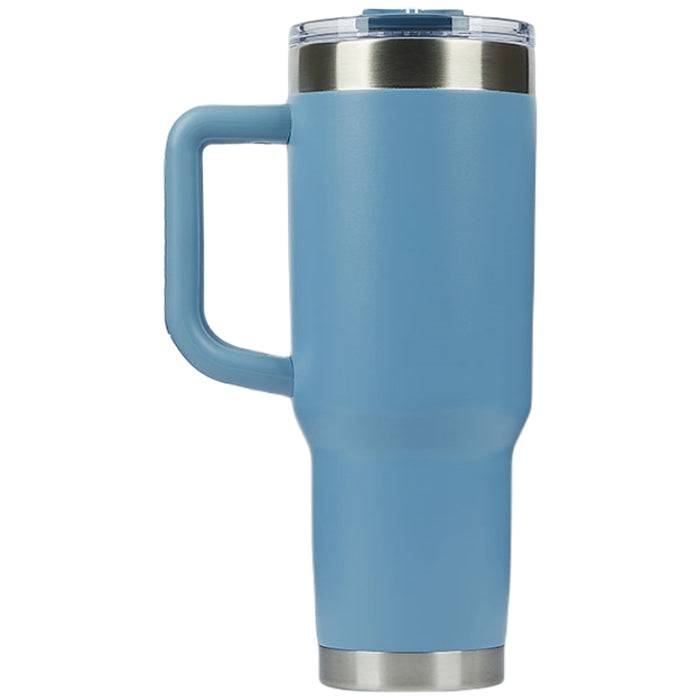 Pelican Blue Porter 40 oz. Recycled Double Wall Stainless Steel Travel Tumbler