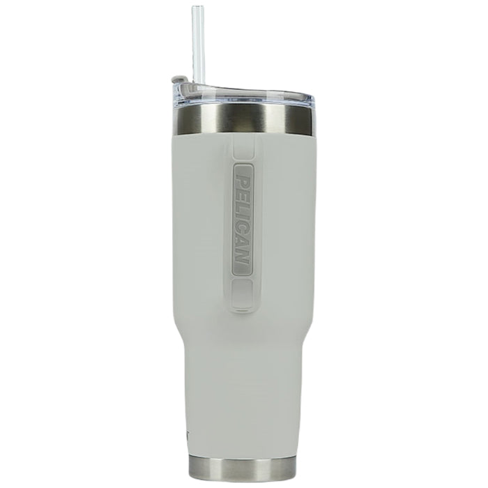 Pelican Grey Porter 40 oz. Recycled Double Wall Stainless Steel Travel Tumbler