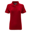 Levelwear Women's Flame Red Balance Polo