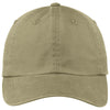 Port Authority Khaki Garment Washed Cap