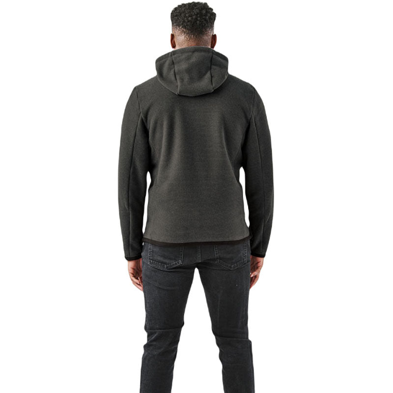 Stormtech Men's Charcoal Stripe Medusa Fleece Hoody