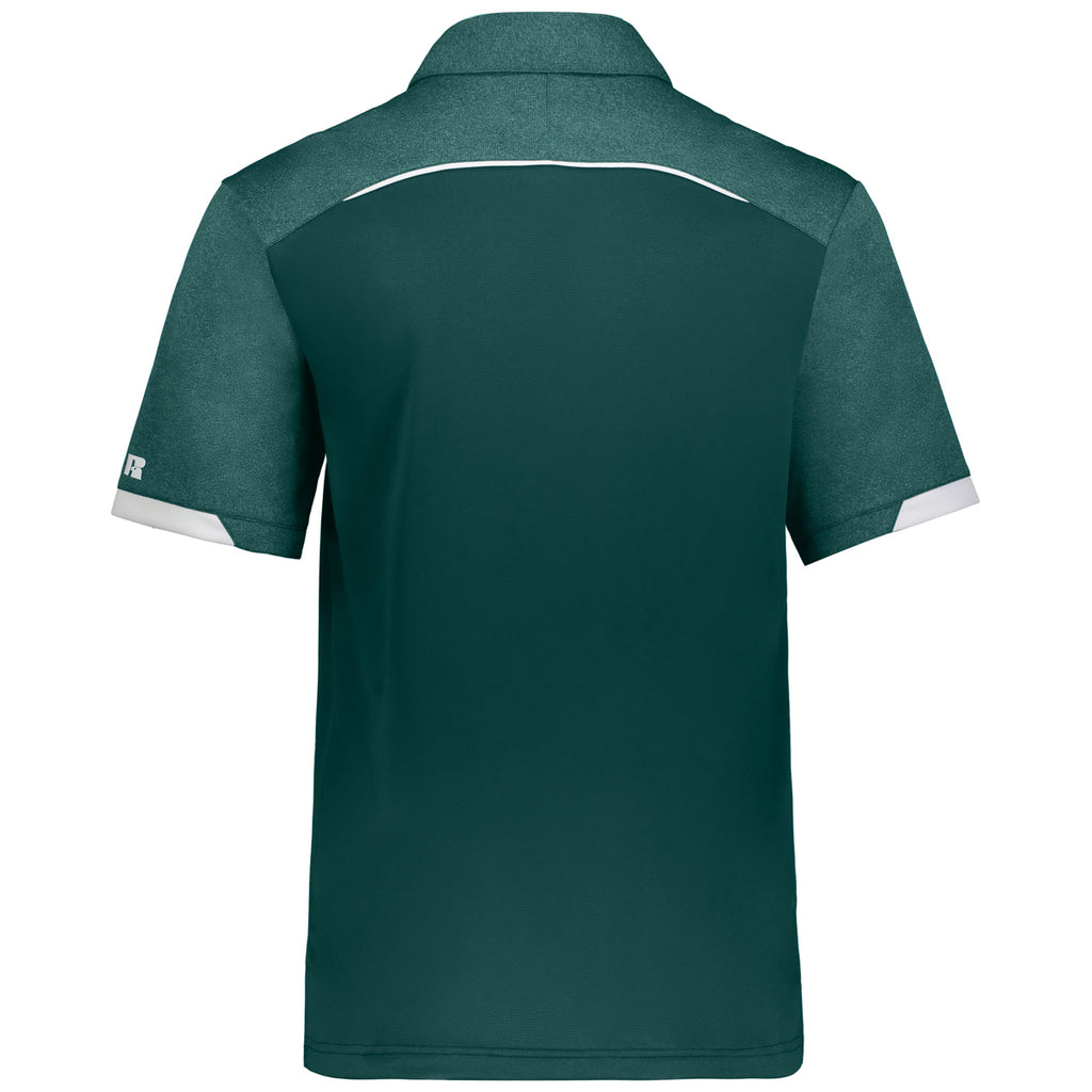 Russell Men's Dark Green Legend Polo