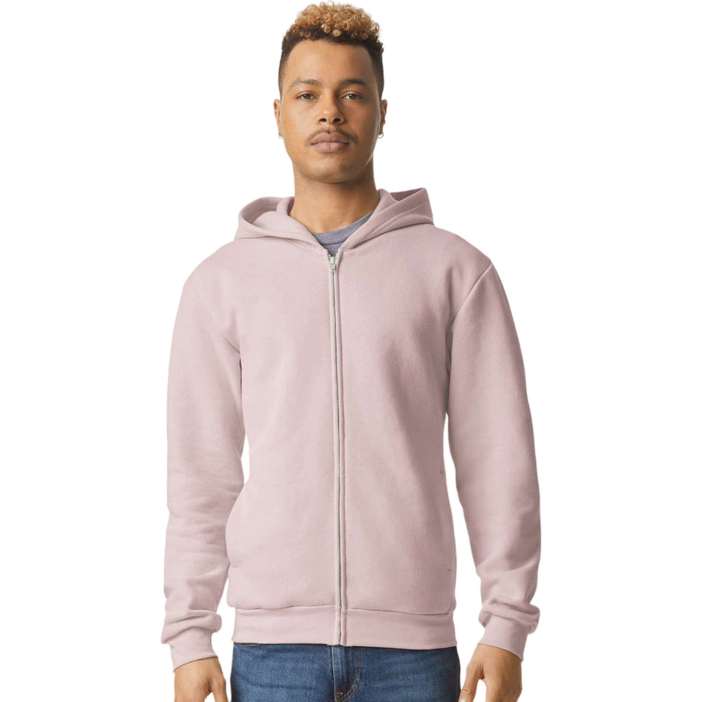 American Apparel Men's Blush ReFlex Fleece Full-Zip Hoodie