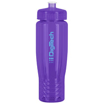 QNCH Purple SAHARA 28 oz. Eco-Polyclear Sports Bottle with Push/Pull Lid