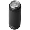 YETI Black Rambler 12 oz Colster Slim Can Cooler