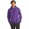 Champion Men's Purple Reverse Weave Hooded Sweatshirt