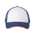 Valucap White/Royal/Red Sandwich Trucker Cap