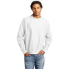 Champion Men's White Reverse Weave Crewneck Sweatshirt