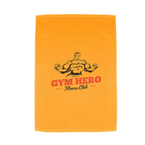 Magnet Group Orange Sport Terry Velour Towel with Dobby Hem