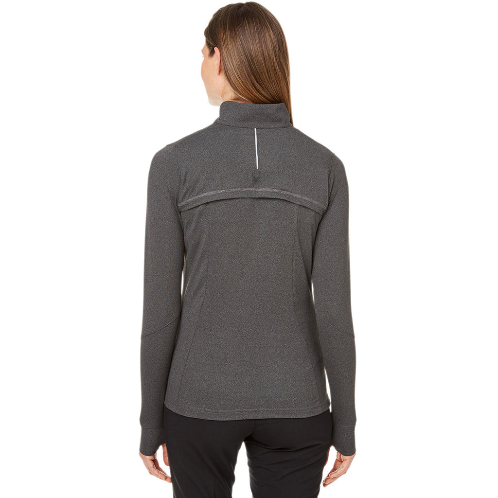 Spyder Women's Black Frost Spyre Quarter-Zip