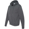 Champion Men's Charcoal Heather Eco 9-Ounce Full Zip Hood