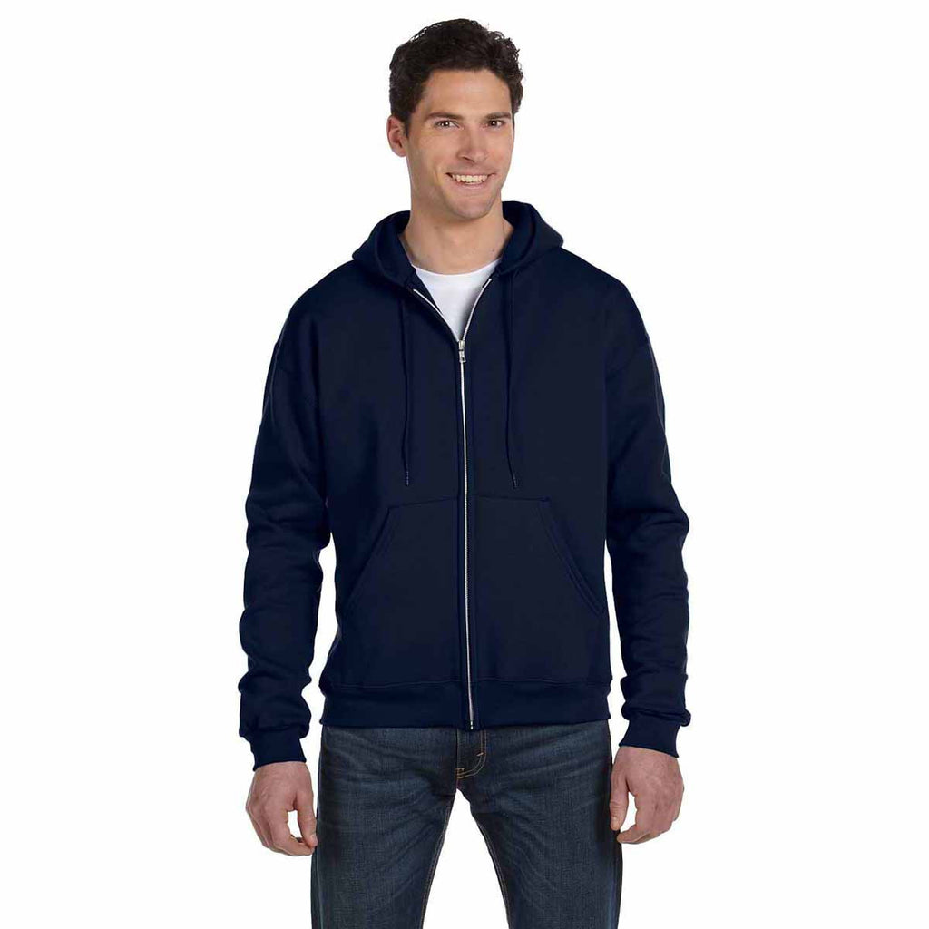 Champion Men's Navy Eco 9-Ounce Full Zip Hoody