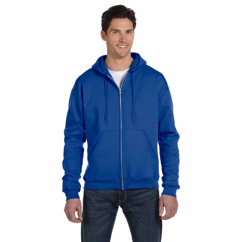 Champion Men's Royal Blue Eco 9-Ounce Full Zip Hood