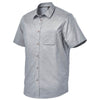 Stormtech Men's Zinc/White Skeena Short Sleeve Shirt