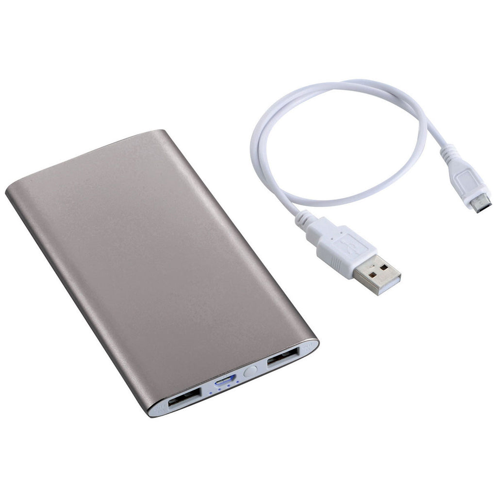 Bullet Grey Sleek Aluminum 4,000 mAh Power Bank