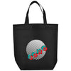 Bullet Black Challenger Non-Woven Shopper Tote