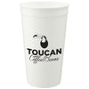 Bullet White Solid 32oz Stadium Cup