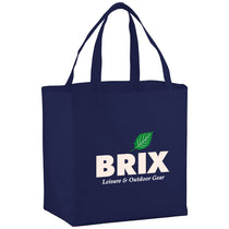 Bullet Navy Blue YaYa Budget Non-Woven Shopper Tote