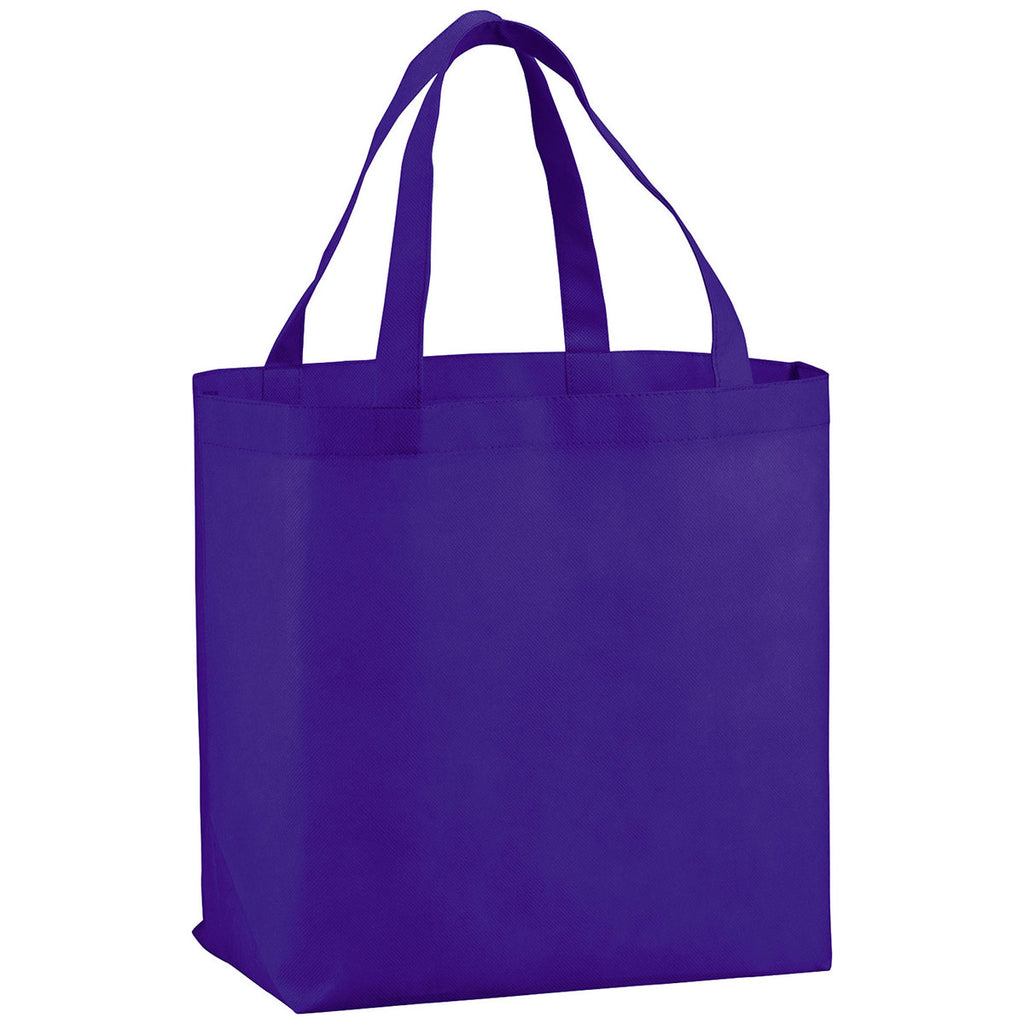 Bullet Purple YaYa Budget Non-Woven Shopper Tote