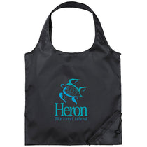 Bullet Black Bungalow Foldaway Shopper Tote