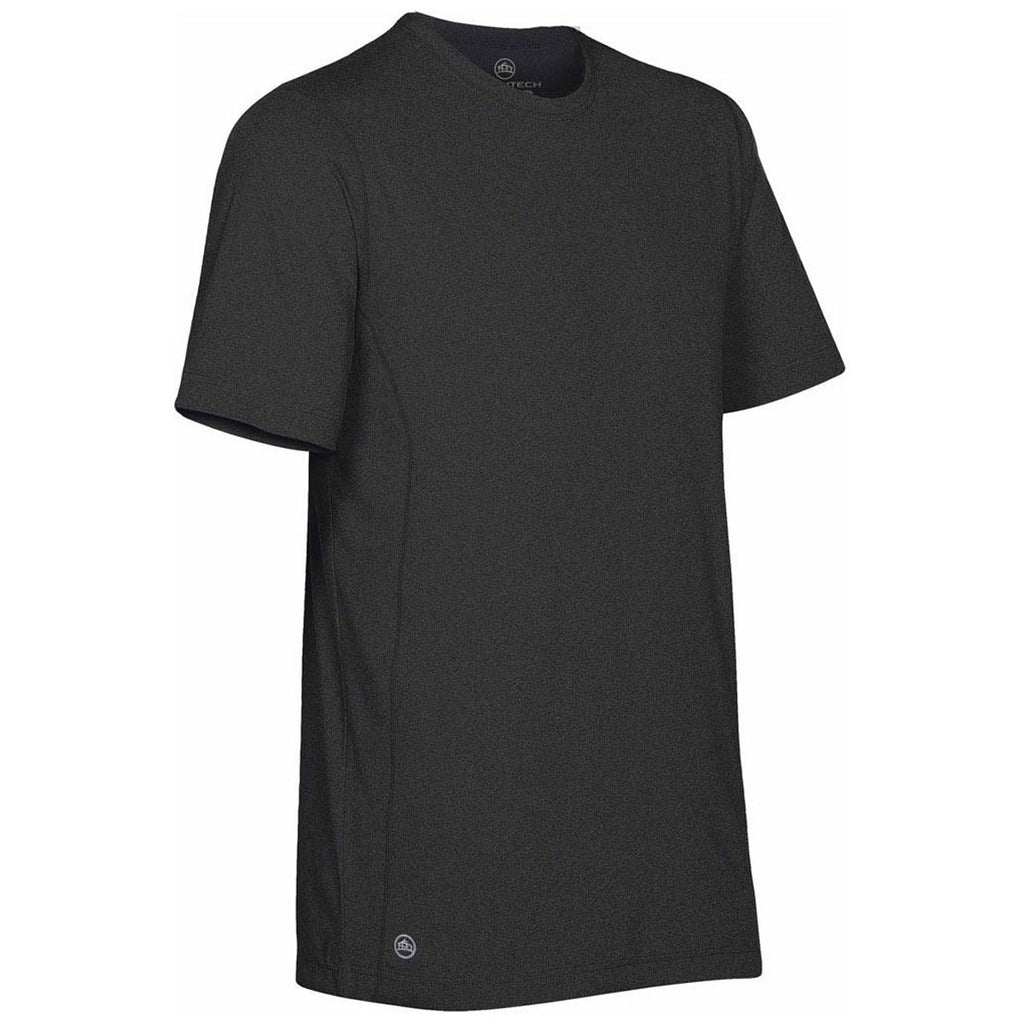 Stormtech Men's Carbon Melange Lotus H2X-Dry Short Sleeve Performance Tee