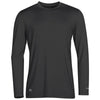 Stormtech Men's Carbon Melange Lotus H2X-Dry Long Sleeve Performance Tee