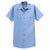 Red Kap Men's Light Blue Short Sleeve Industrial Work Shirt