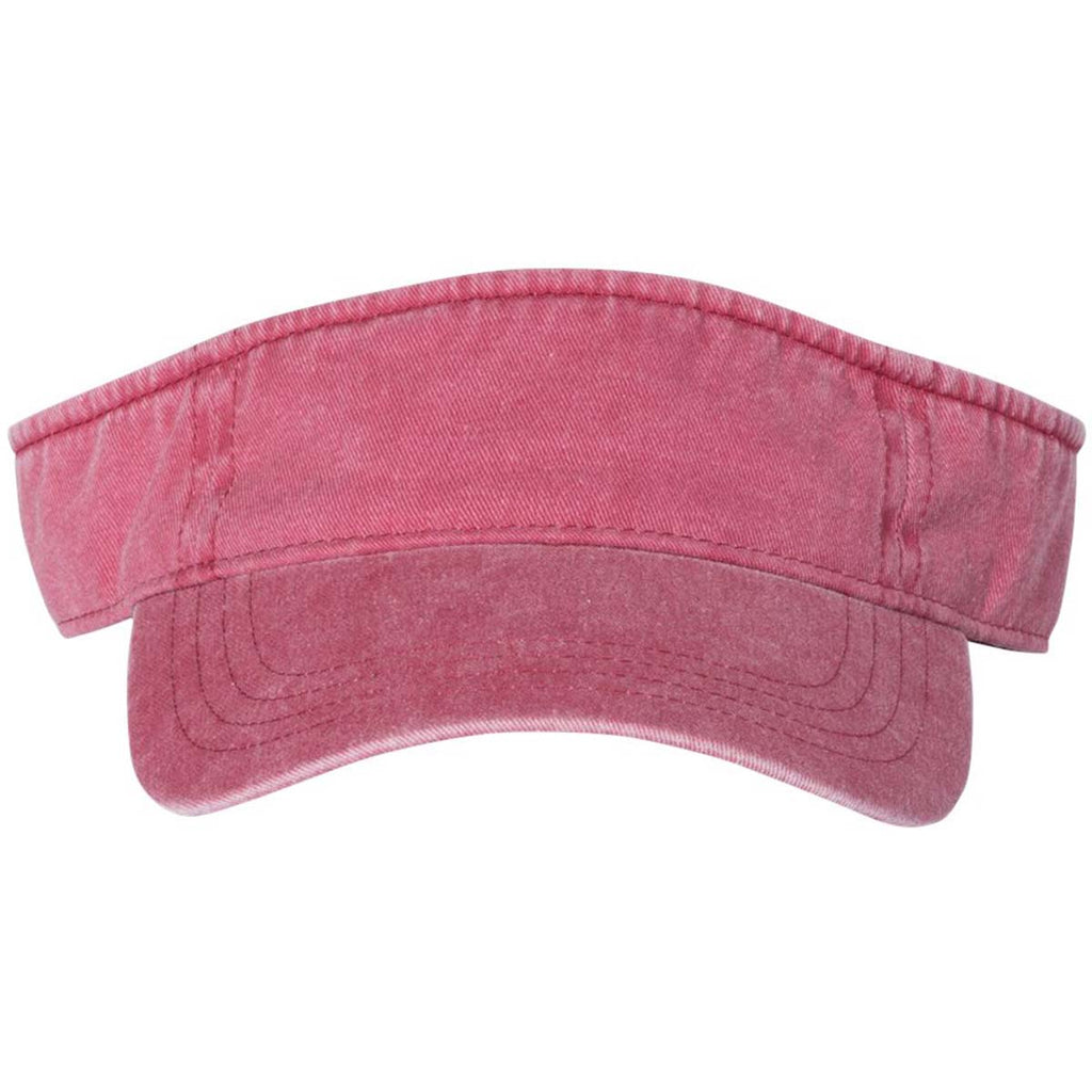 Sportsman Cardinal Pigment Dyed Visor