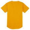 Sport-Tek Men's Gold PosiCharge Tough Mesh Full-Button Jersey