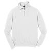 Sport-Tek Men's White 1/4-Zip Sweatshirt