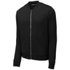 Sport-Tek Men's Black Lightweight French Terry Bomber