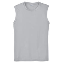 Sport-Tek Men's Silver Sleeveless PosiCharge Competitor Tee