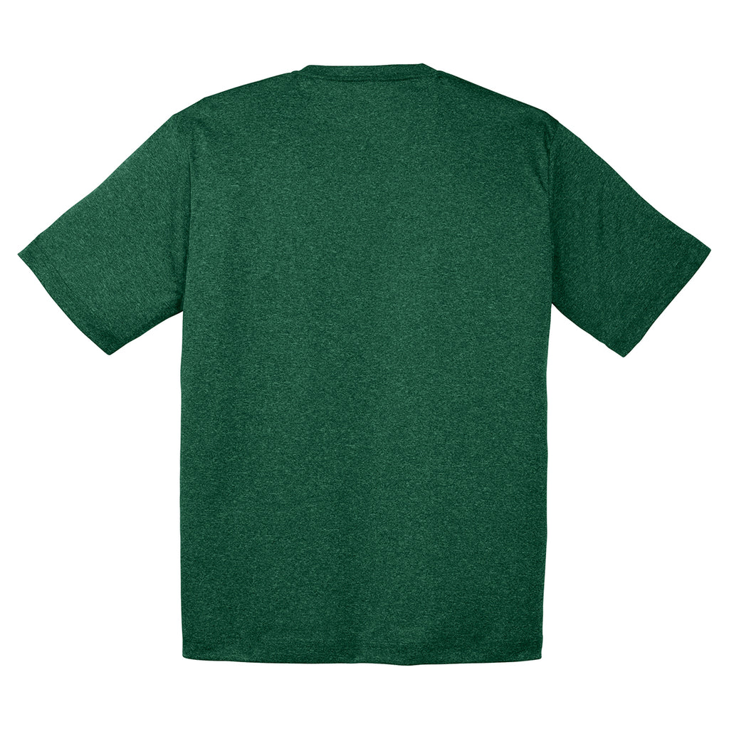 Sport-Tek Men's Forest Green Heather Contender Tee