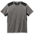 Sport-Tek Men's Black/Dark Grey Heather PosiCharge Tri-Blend Wicking Draft Tee