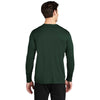 Sport-Tek Men's Forest Green Posi-UV Pro Long Sleeve Tee