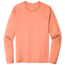 Sport-Tek Men's Soft Coral Posi-UV Pro Long Sleeve Tee