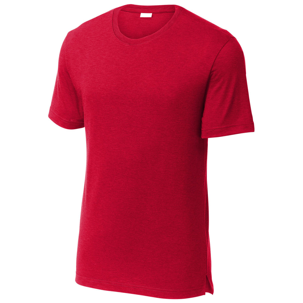 Sport-Tek Men's Deep Red PosiCharge Strive Tee