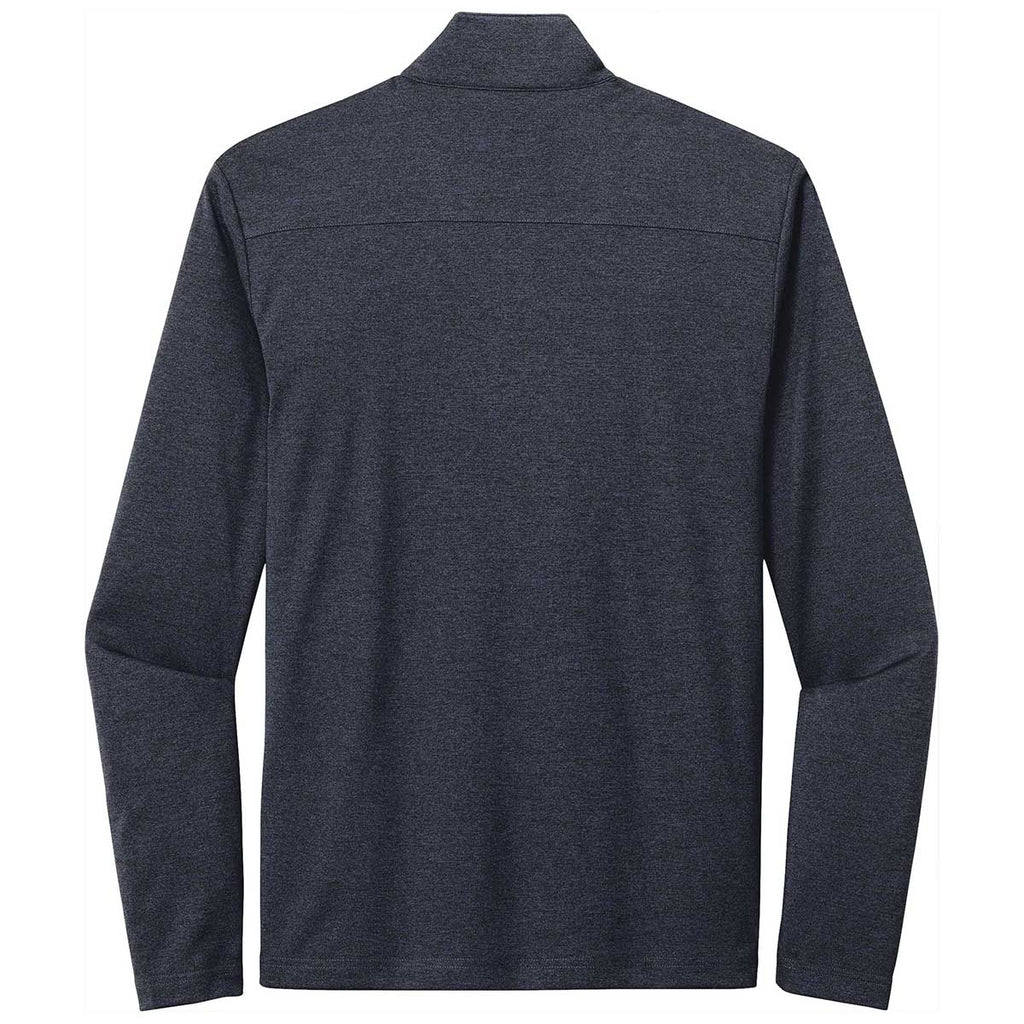 Sport-Tek Men's Deep Navy Heather Endeavor 1/4 Zip Pullover