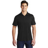 Sport-Tek Men's Black Posi-UV Pro Polo