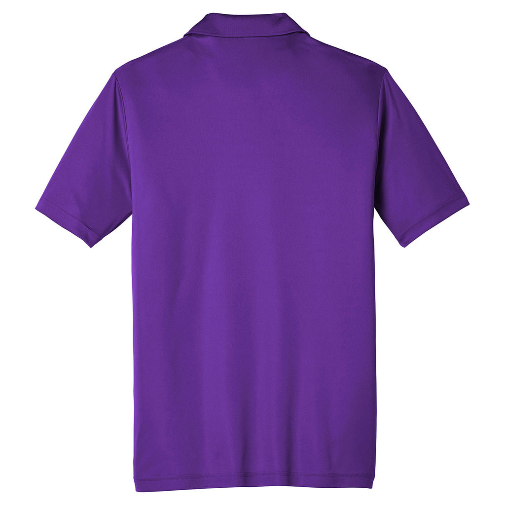 Sport-Tek Men's Purple PosiCharge Competitor Polo