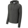 Sport-Tek Men's Dark Grey Heather Sport-Wick Flex Fleece Pullover Hoodie