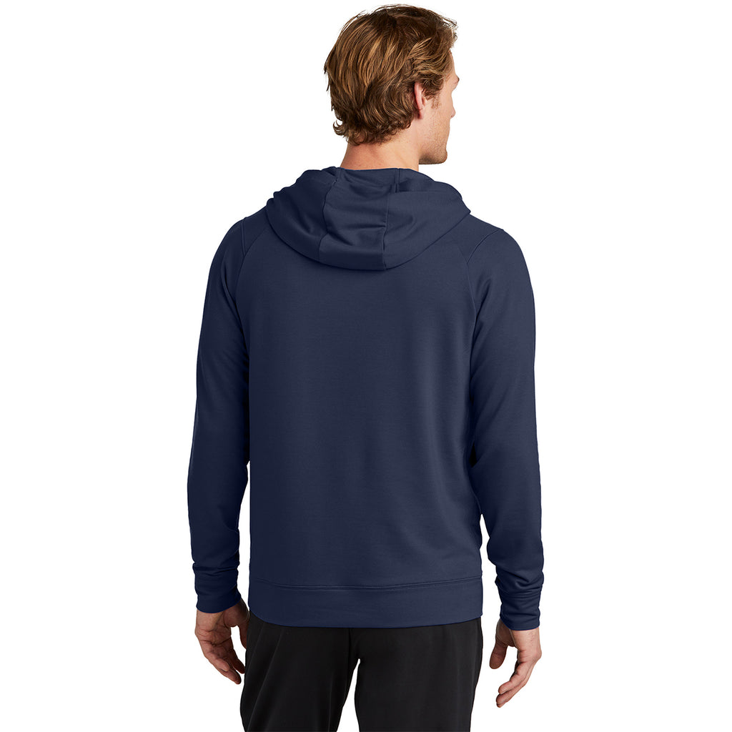 Sport-Tek Men's True Navy Sport-Wick Flex Fleece Pullover Hoodie