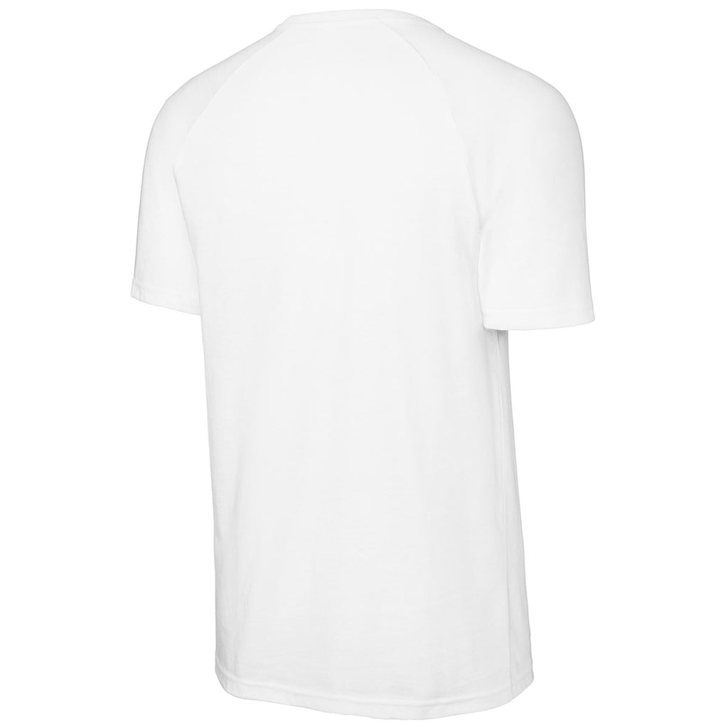 Sport-Tek Men's White Halftime Raglan Tee