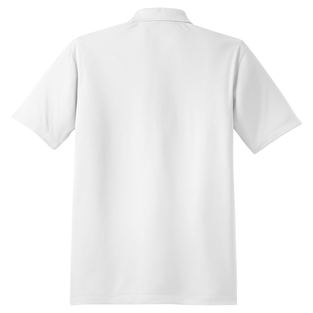 Sport-Tek Men's White Micropique Sport-Wick Polo