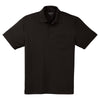 Sport-Tek Men's Black Micropique Sport-Wick Pocket Polo